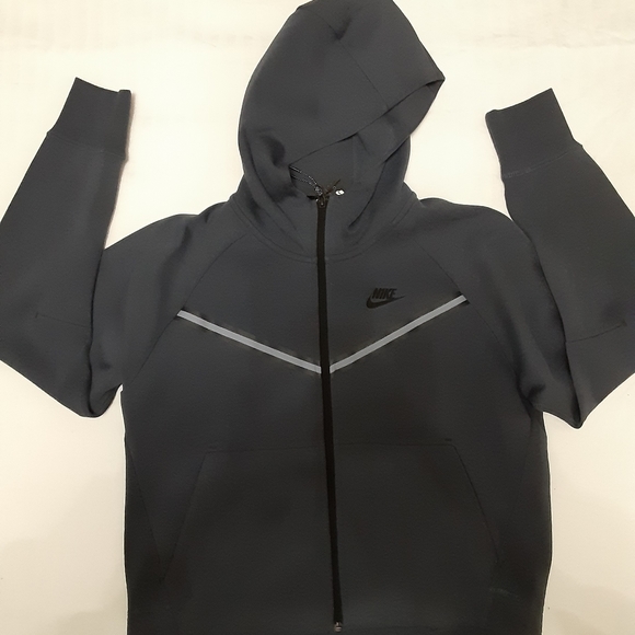 Womens Nike tech fleece hoodie windrunner brand new blue small s - Picture 8 of 8